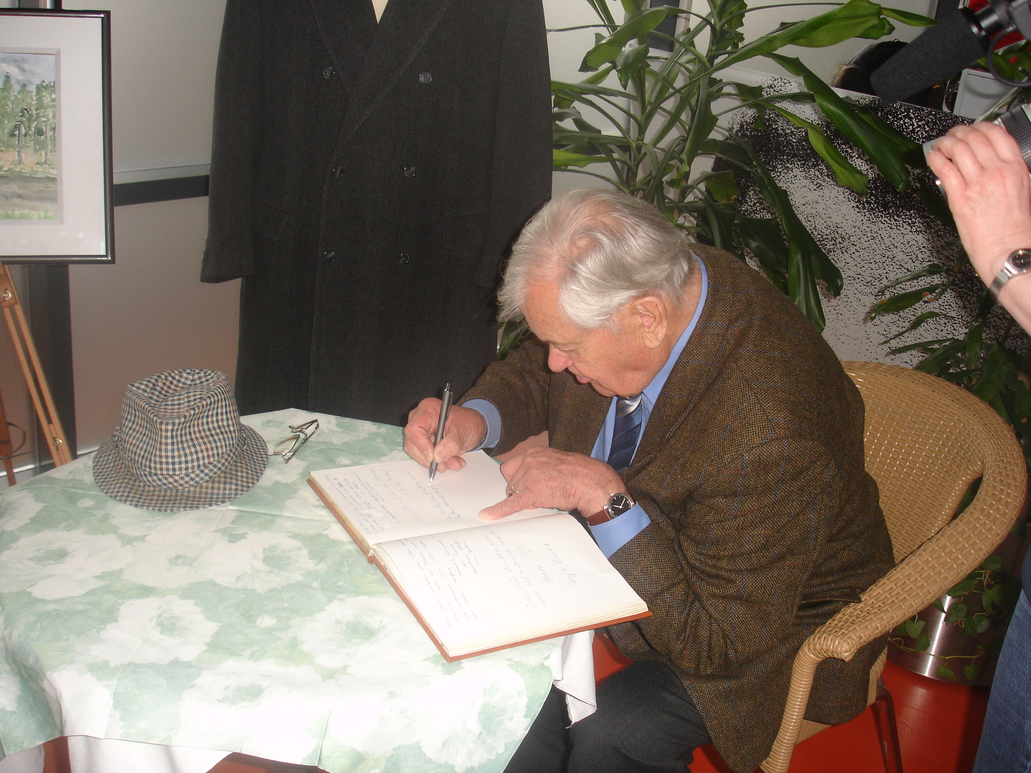 Eintrag FM Huschke ins Gaestebuch